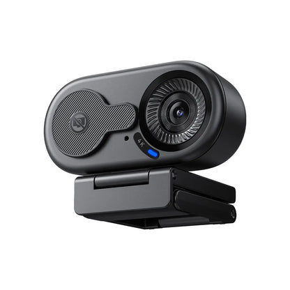 EMEET C100 4K External USB Webcam for PC, Fixed Focus, 66° FOV, Built-In Mic, Privacy Cover, Portable Metal Clip, Computer Camera for Home Office, Online Meetings, Desktop/Laptop USB-A, External Usb Webcams