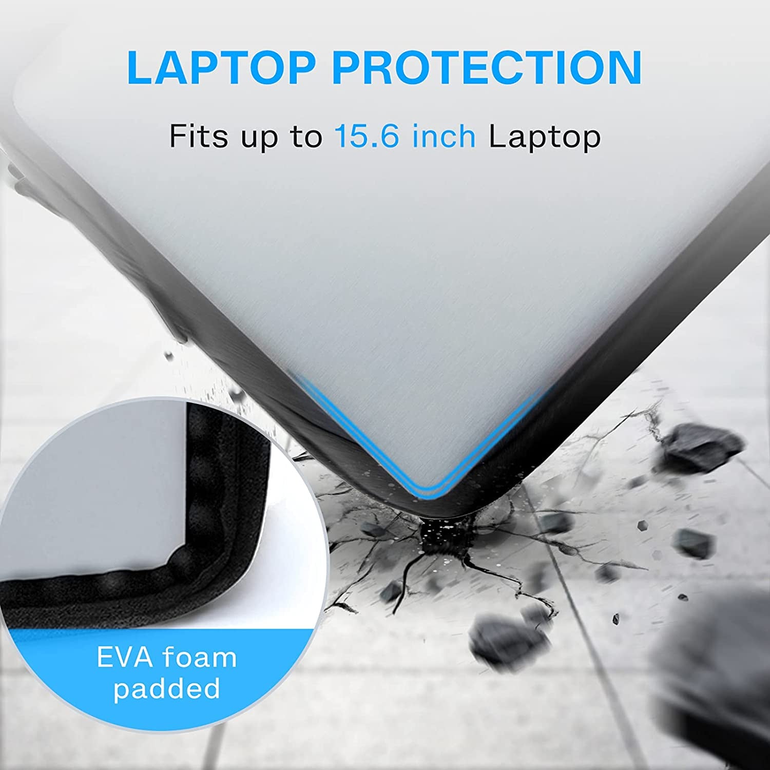 Laptop Bag, 15.6 Inch Briefcase Men, Lockable Computer Bag Work Bag, Water-Repellent Shoulder Messenger Bag Travel Office Business, Black | Work Bag Water-Repellent Shoulder Messenger Bag Travel Office Business